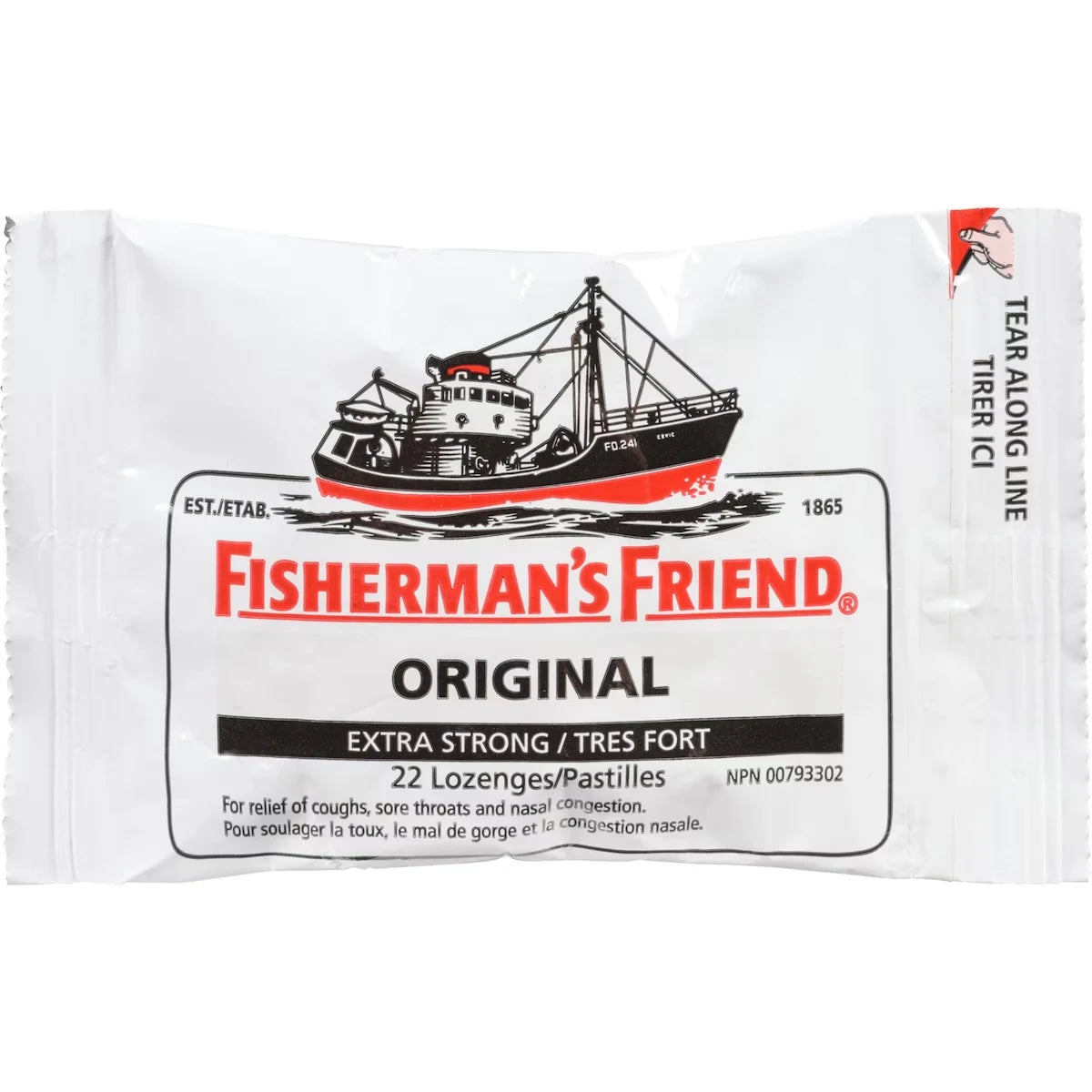Fisherman's Friend Original Extra Strong Lozenges front package