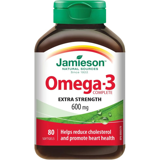 Jamieson Natural Sources Omega-3 Softgels front package