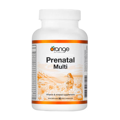 Orange Naturals Prenatal Multi (new formula) front package