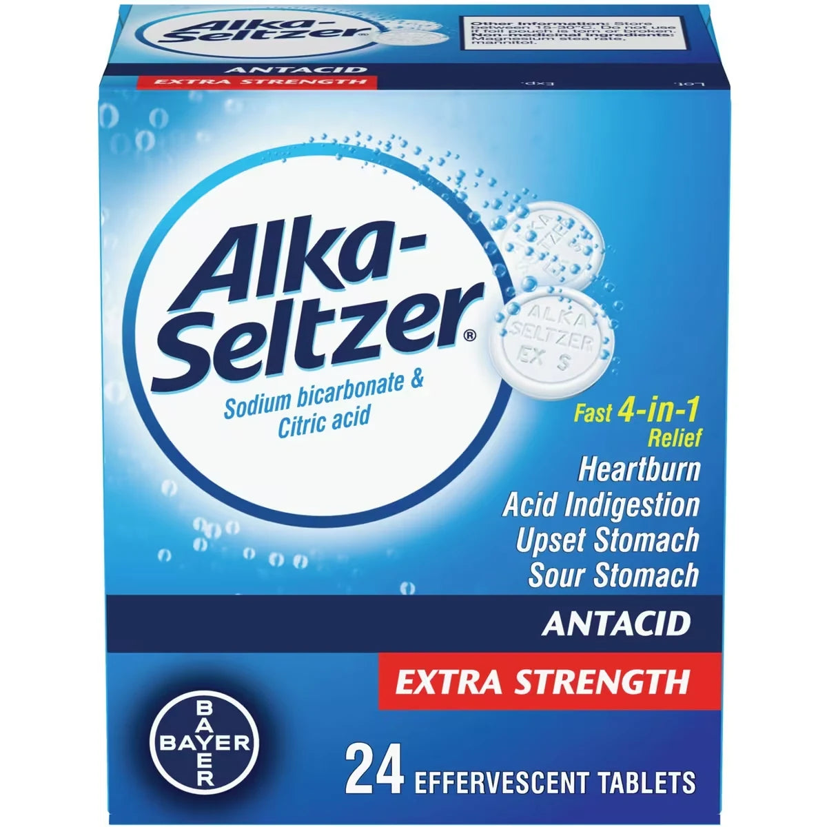 Alka Seltzer Antacid Heartburn Relief Effervescent Tablets product image