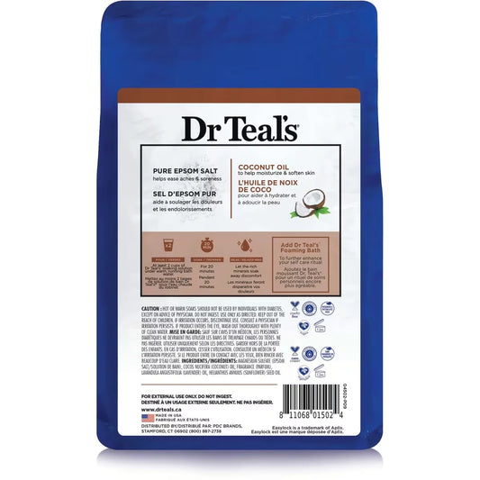 Dr Teal's Pure Epsom Salt Soak, Nourish & Protect with Coconut Oil product detail