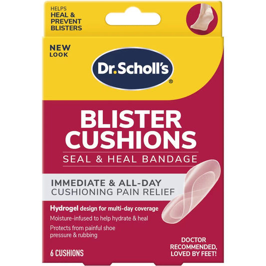Dr. Scholl’s® Blister Treatment Cushions with DuragelTM technology front package