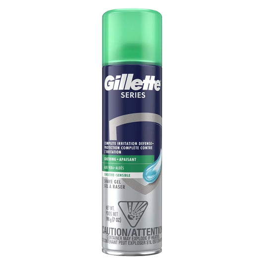 Gillette TGS Series Shave Gel Sensitive, 7 oz product detail
