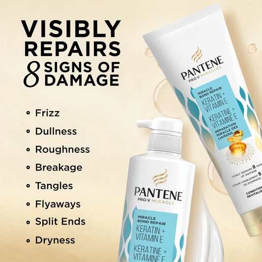 Pantene Pro-V Miracles Bond Repair Keratin + Vitamin E 1 Minute Miracle Conditioner product package