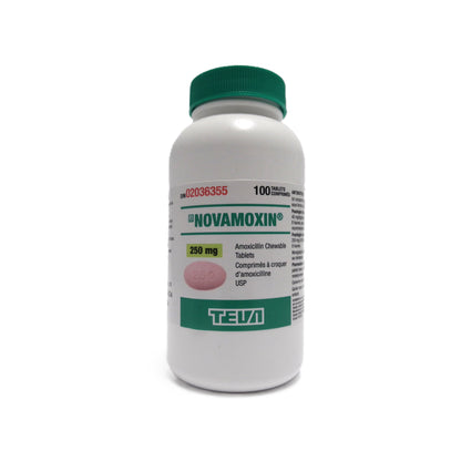 Amoxicillin Chewable, 250 mg, 100 Chews - view 1