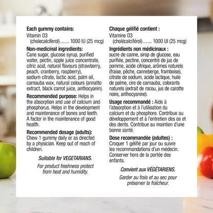 Webber Vitamin D3 1000 IU Mixed Berry · Peach product detail
