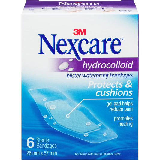 Nexcare Blister Waterproof Bandages, BWB-06-CA front package