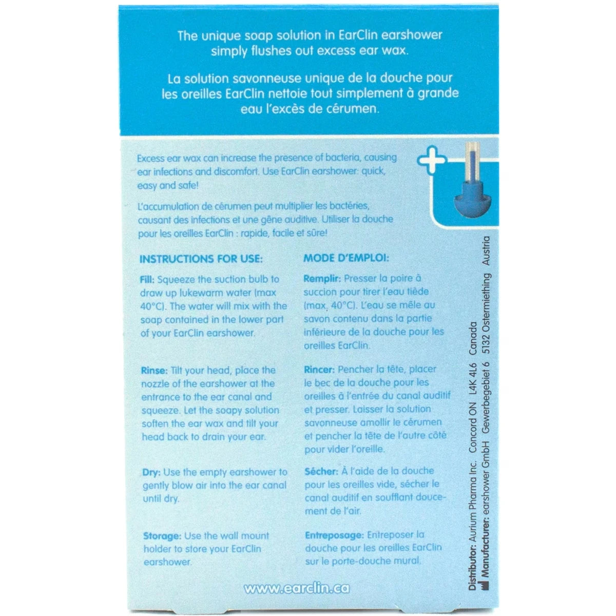 Earclin Earshower Ear Wax Remover product image