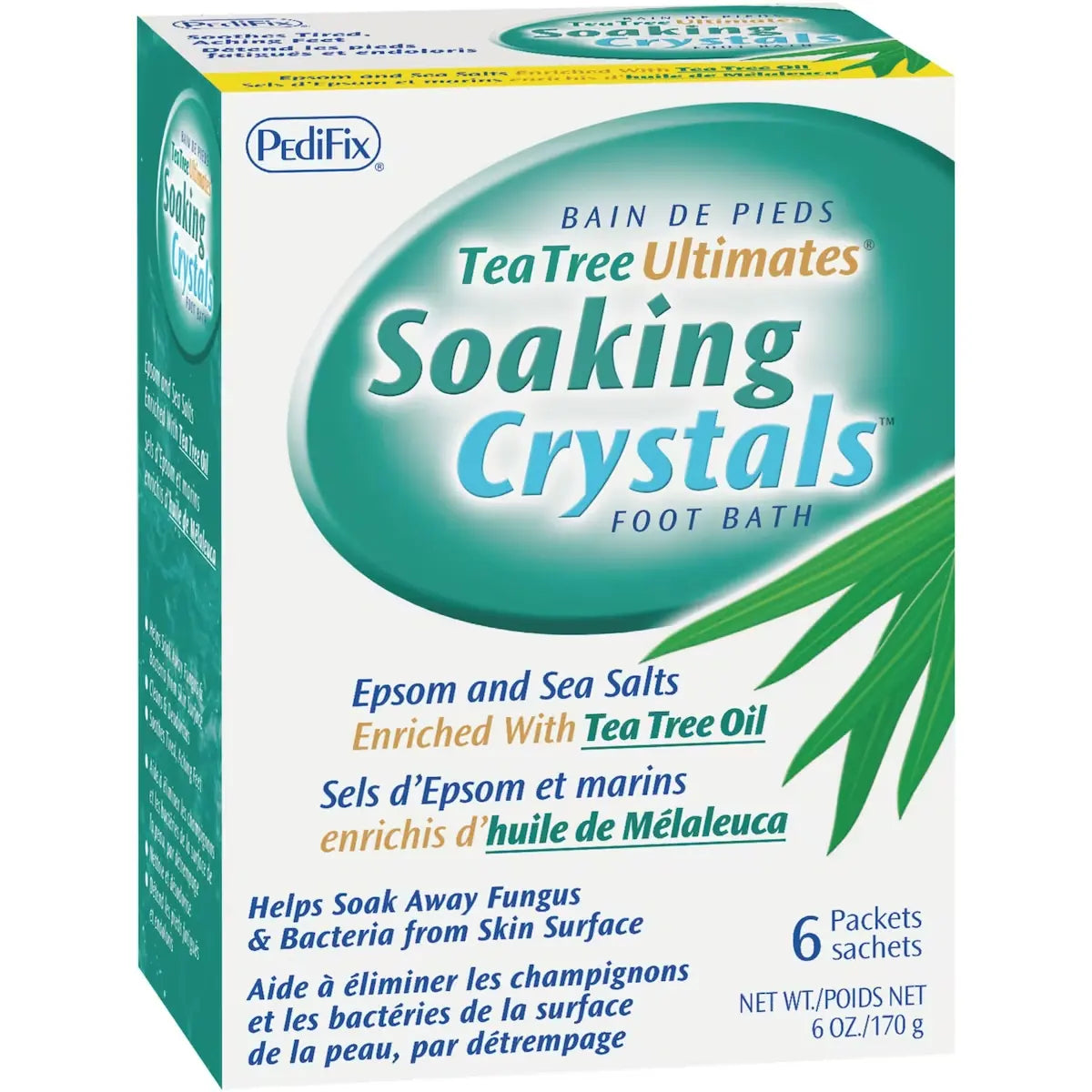 Pedfix Tea Tree Ultimate Soaking Crystals Foot Bath front package