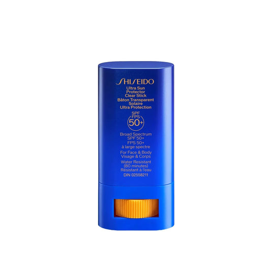Shiseido Ultra Sun Protector Clear Stick SPF 50+ 20 g front package