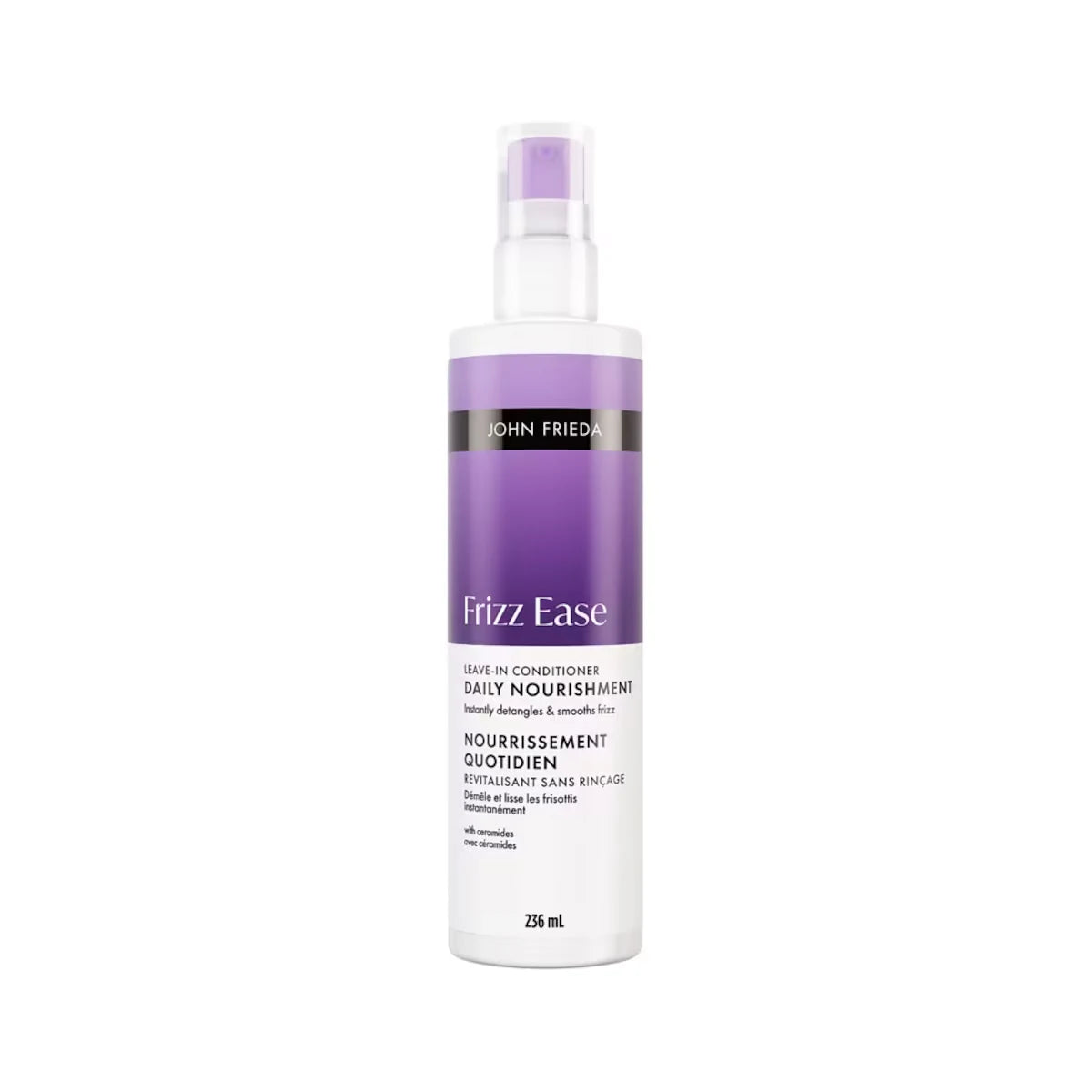 John Frieda Frizz Ease Daily Nourishment Spray Leave-In Conditioner Spray front package