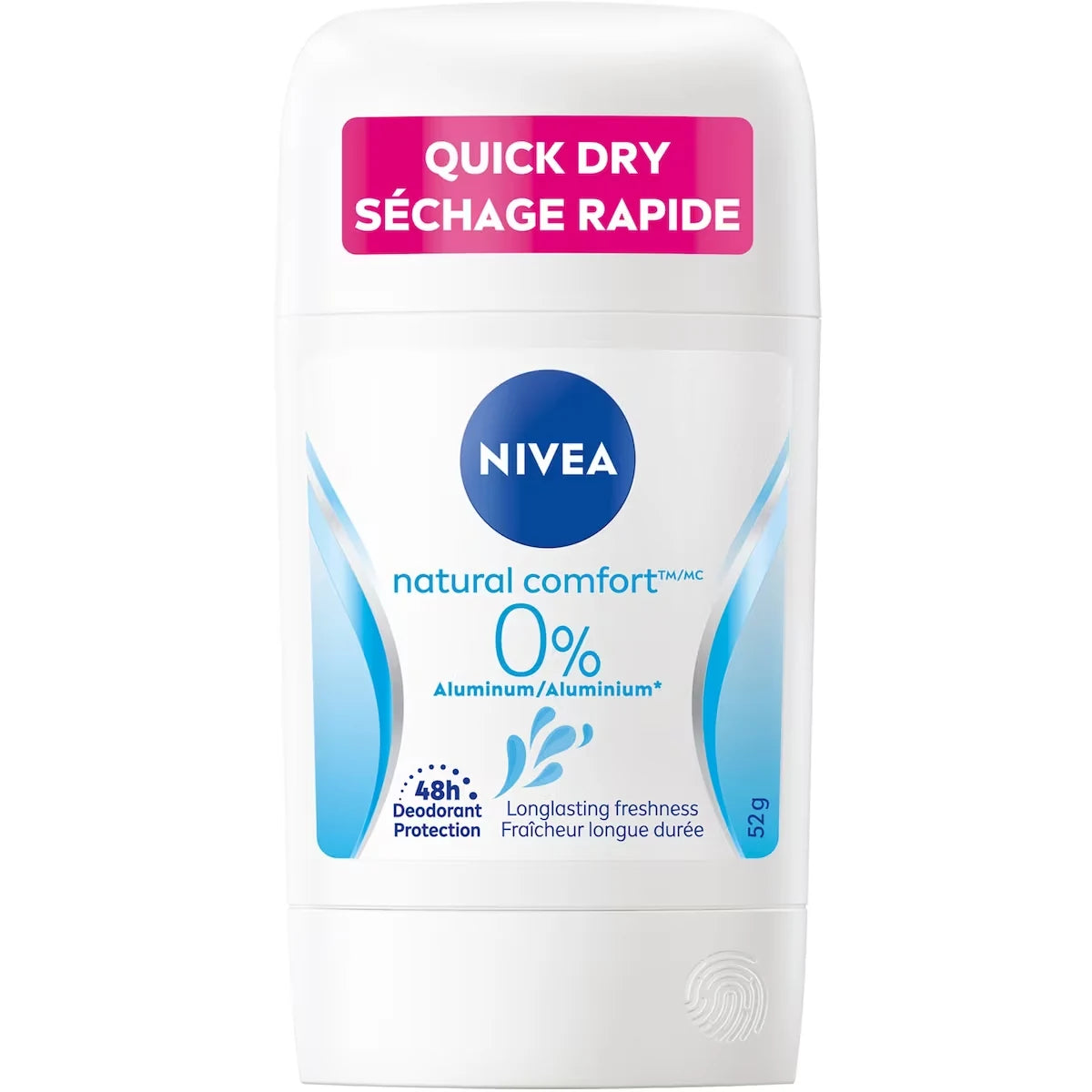 Nivea Natural Comfort Aluminum Free Deodorant Stick front package
