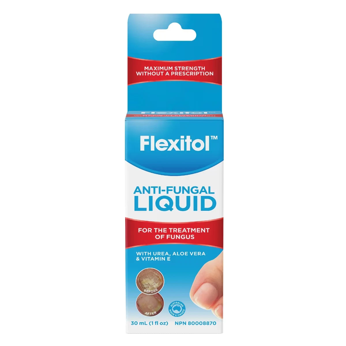 Flexitol Anti-Fungal Liquid front package
