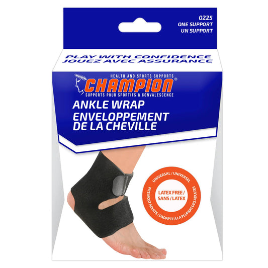 Airway Champion Ankle Wrap One Size 7" - 10 1/2" - Each