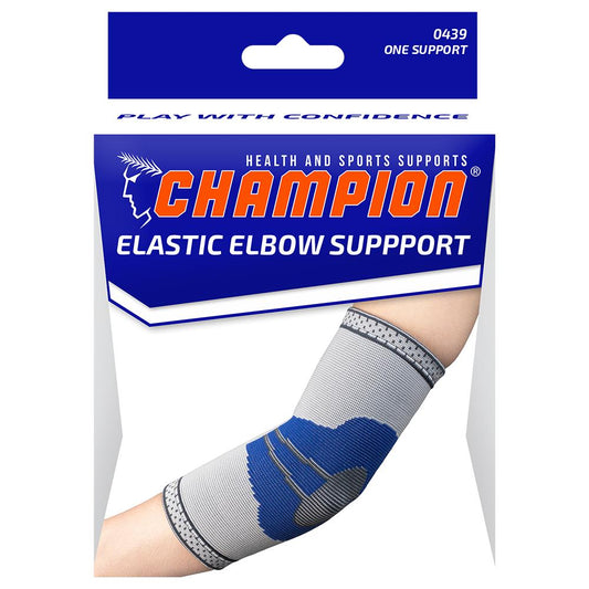 Airway Champion Elastic Elbow Support, Light-Grey Small (9-10.25") 0439-S — Each — product image