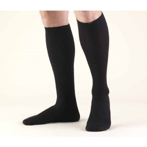 Airway Trusoft Diabetic 8-15 mmHg Knee-High Sock x-Large Men (12 1/2 - 14) Black Latex-Free - Pair