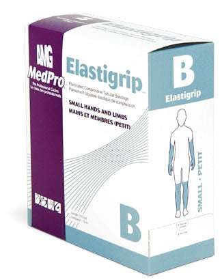 Amg Medpro Elastigrip Compression Bandage Size E 3.4" x 10m For Lg Leg/Sm Thigh Reusable - Box
