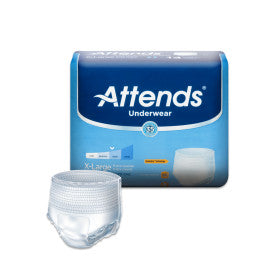 Attends 28150 - Attends Underwear, x-Large - Waist Size 58" - 68" - 4 Bags Of 14