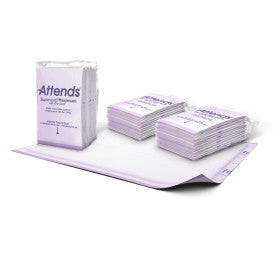 Attends 36865 - Attends All-in-One Maximum Premium Underpads 30"X36" - 12 Bags Of 5