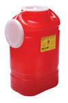 Becton Dickinson Collector Sharps Chemo 18.7l Red Pw Natural Plug Top - Each