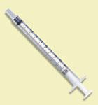 Becton Dickinson Syringe Only 1 mL Slip Tip - Box of 200