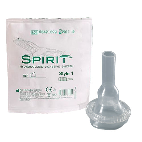 Bard Spirit Male External Catheter Sheath Style 1 Medium 29 mm - Case of 30