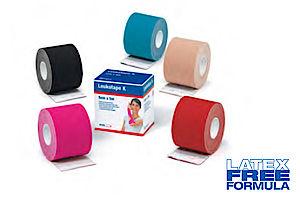 Bsn Leukotape K Thin Elastic Adhesive Tape 5 cm x 5m, Black - Box