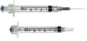 Cardiomed Vanishpoint Syringe With Needle 22g x 1.5" Retractable 3 mL Sterile - Box of 100