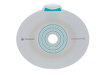 Coloplast SenSura Mio 2-Piece Flex Barrier, Cut-to-fit 10-33 mm, Non-convex, Flange Size 35 mm - Box of 10