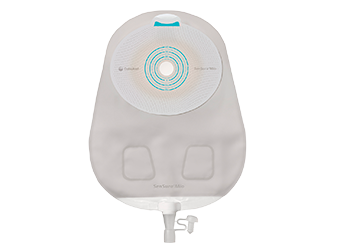 Coloplast SenSura Mio 1-Piece Urostomy, Cut-to-fit 10-45 mm, Drainable, Opaque, Non-convex Ostomy Pouch - Box of 10