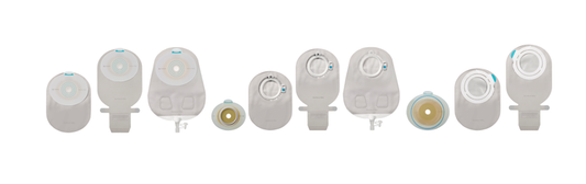 Coloplast SenSura Mio 2-Piece Click Pouch, Midi, Closed, Flange Size 40 mm - Box of 30