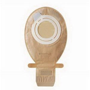 Coloplast SenSura Flex Easiclose Wide-Outlet Drainable Transparent Pouch, Flange Size 3 1/2in (90 mm) - Box of 20