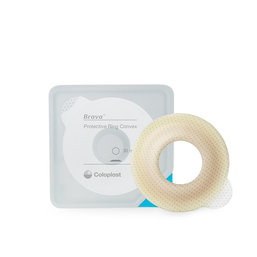 Coloplast Brava Protective Ring Convex 30/70 mm 6.6 mm For Flush & Retracted Stomas - Box of 10