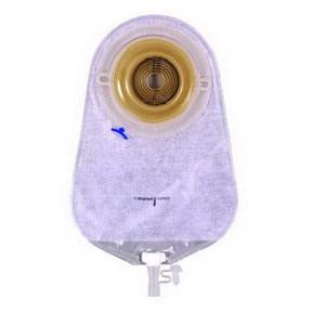 Coloplast Assura 1-Piece Extra-Extended Wear Convex Transparent Urostomy Pouch, Cut-to-fit Up To 1 1/4in - Box of 10