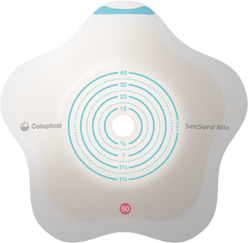 Coloplast SenSura Mio 2 Piece Concave Click Skin Barrier Cut-to-fit 50 mm(30-45 mm) - Box of 5