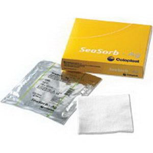 Coloplast Biatain Alginate Ag, Size 4in x 4in (10 cm x 10 cm) - Box of 10