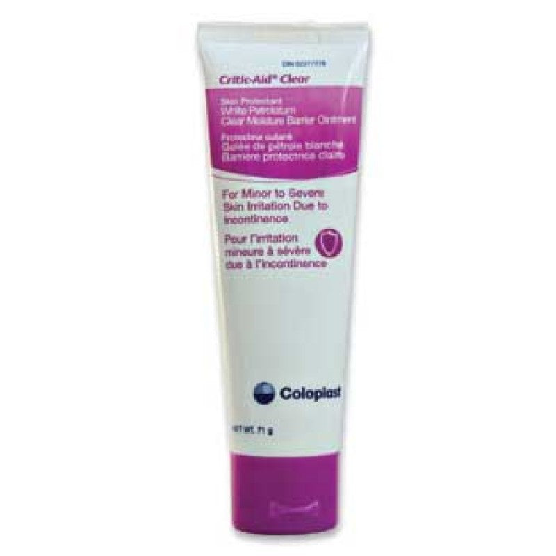 Medline Critic-Aid Clear, Moisture Barrier Ointment For Skin Irritation, Size 71g - Each