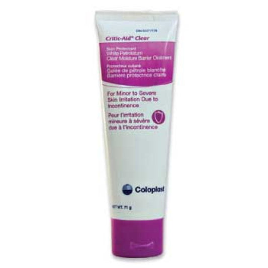 Medline Critic-Aid Clear, Moisture Barrier Ointment For Skin Irritation, Size 71g - Each