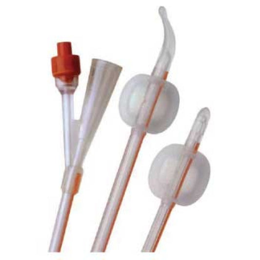 Coloplast Folysil Urological Catheter, 100% Silicone, 24 Fr, 2-Way Foley - Box of 5