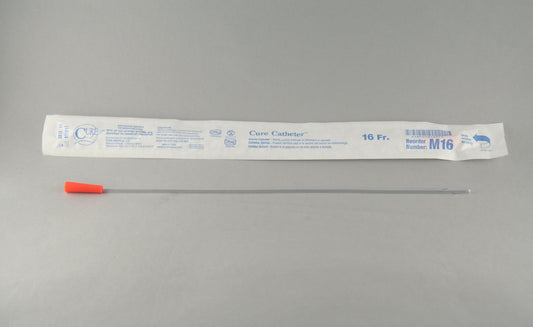 Cure Medical Cure Intermittent Cath Male 16 Fr 16in Straight Tip - Box of 30