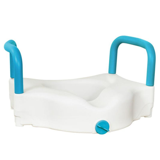 Drive Medical 3 in 1 Raised Toilet Seat 4" White - Each