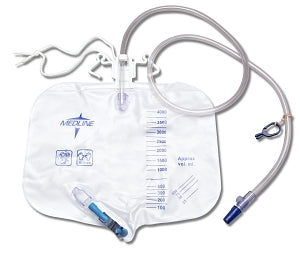 Medline Urinary Drainage Bag 4000 mL, With Anti-Reflux Tower - Each