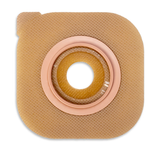 Hollister New Image Flat Ceraplus Skin Barrier Pre-cut 1 1/4" (32 mm) No Tape 1 3/4" Flange Green - Box of 5