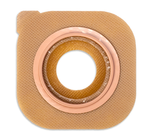 Hollister New Image Flat Ceraplus Skin Barrier Pre-cut 1 3/8" (35 mm) No Tape 2 1/4" Flange Red - Box of 5