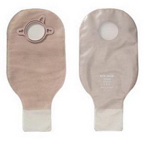 Hollister New Image Clamp Closure 12" Pouch Transparent,No Filter 1-3/4" Flange - Box of 10