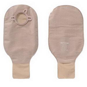 Hollister New Image Clamp Closure 12" Drainable Pouch Beige,No Filter 2-3/4" Flange - Box of 10