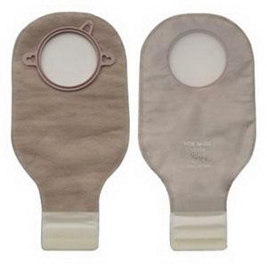 Hollister New Image Lock N Roll 12" Drainable Pouch Transparent 2-3/4" Flange ,No Filter - Box of 10