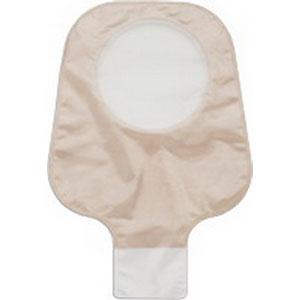 Hollister New Image Clamp Closure 12" Drainable Pouch Clear 2 3/4" Flange - Box of 10