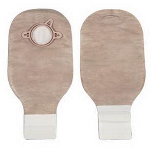 Hollister New Image Lock N Roll 12" Drainable Pouch Beige,With Filter 2 3/4" Flange - Box of 10