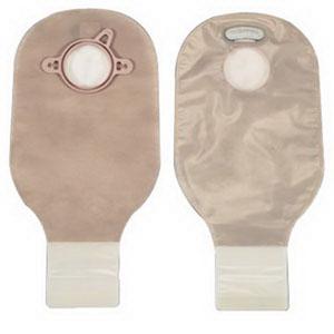 Hollister New Image Lock N Roll 12" Drainable Pouch Transparent,With Filter 1 3/4" Flange - Box of 10